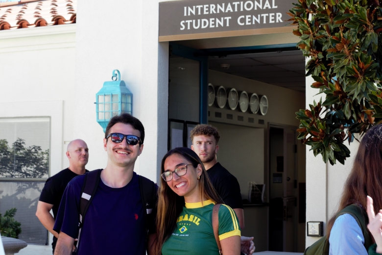 International Students from Brazil attend orientation for the Fall 2024 term