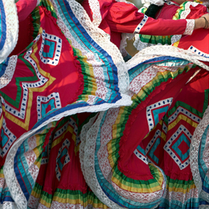 Hispanic Heritage Month, Sept. 15 - Oct. 15, highlights Hispanic achievements, contributions and culture, such as ballet folklorico from Mexico.