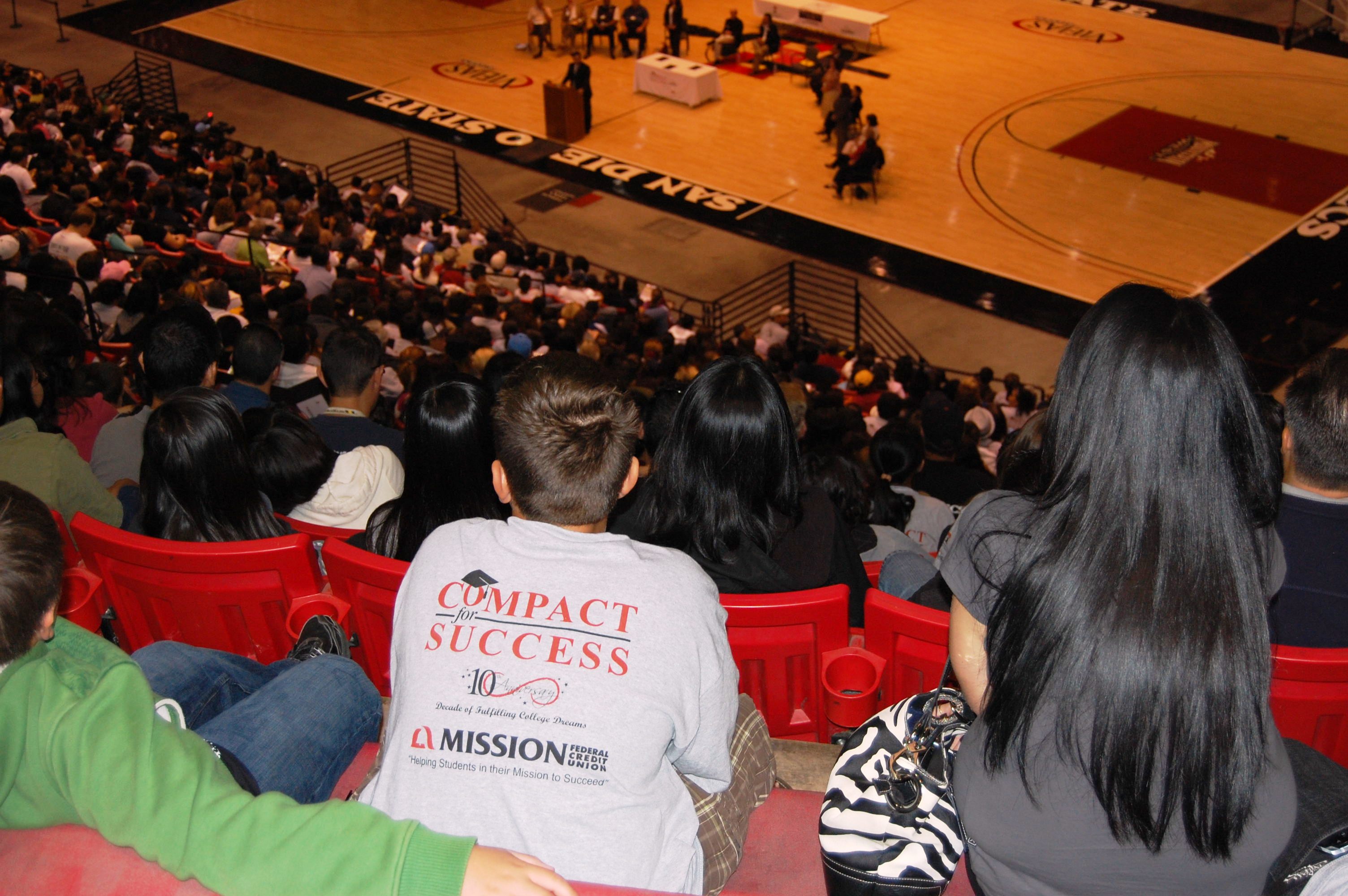 Thousands of Sweetwater Union High School District 7th graders visited SDSU