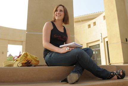 Katie Martin, first recipient of the SDSU Alumni Association Legacy Scholarship