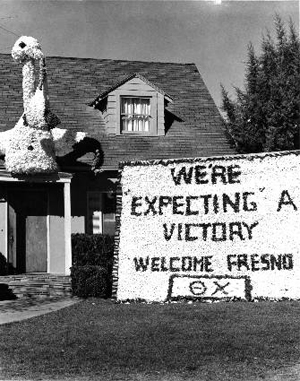 Aztecs welcomed Fresno State for the 1958 homecoming game.