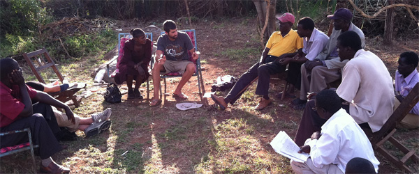Cory Glazier ('09) continues his work in Kenya after studying abroad there while attending SDSU.