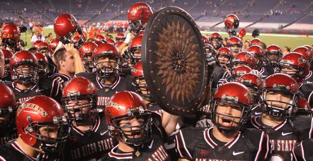 SDSU and Fresno State seek a trophy design for the winner of the renewed annual football game.
