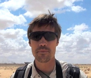 Video image of James Foley reporting in Libya provided by GlobalPost.
