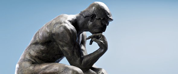 Auguste Rodin's 1902 sculpture, The Thinker