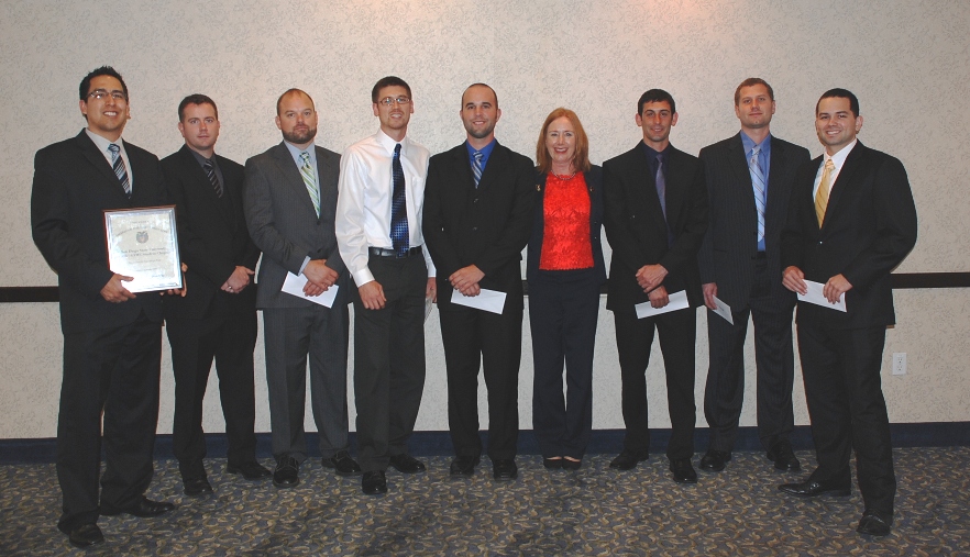 Nine of this years 16 awardees are student veterans in SDSUs College of Engineering.