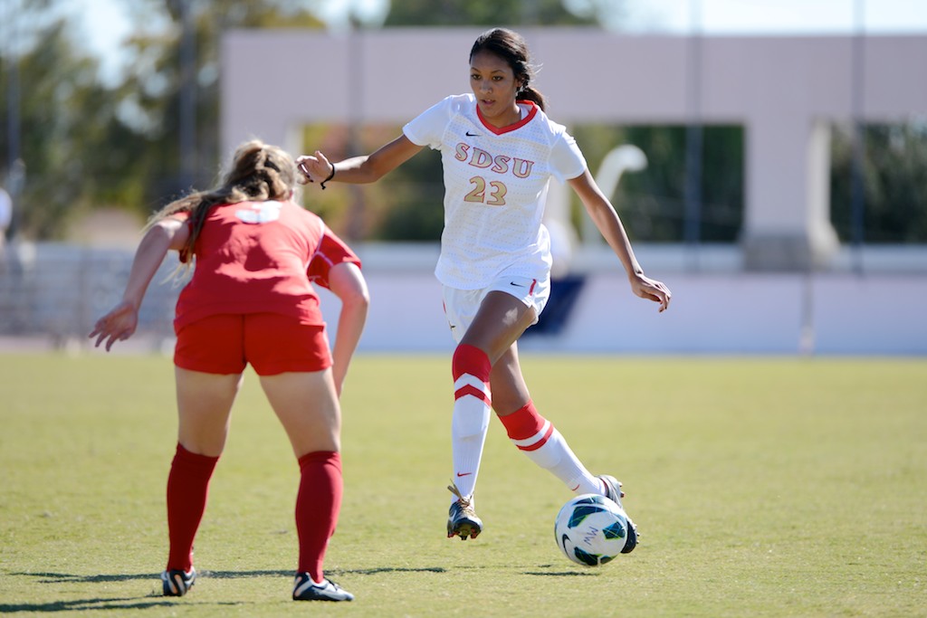 Women's Soccer Mountain West Championship The Aztecs beat New Mexico 2-0.