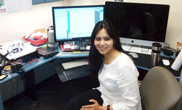Mahasweta Sarkar, associate professor of electrical and computer engineering, has been at SDSU since 2006.