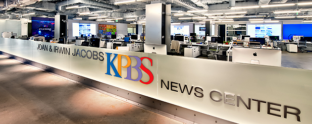 The Joan and Irwin Jacobs KPBS News Center opened late Oct. 2011.