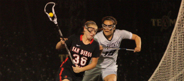 The SDSU women's lacrosse team set a program record for most goals scored in a game, defeating LIU Brooklyn, 22-6.