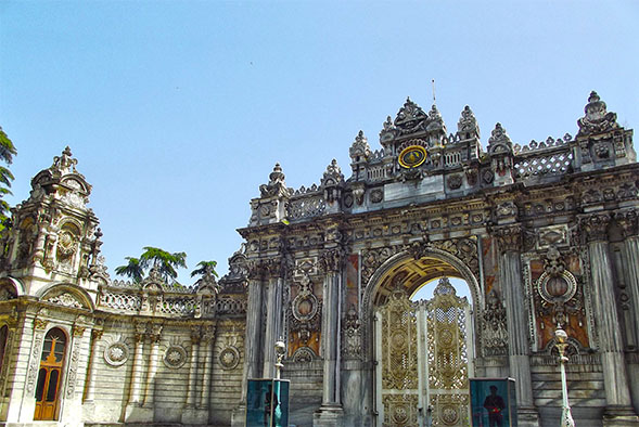 Dolmabahe Palace in Istanbul, Turkey, where one SDSU Fulbright recipient will teach English next year.