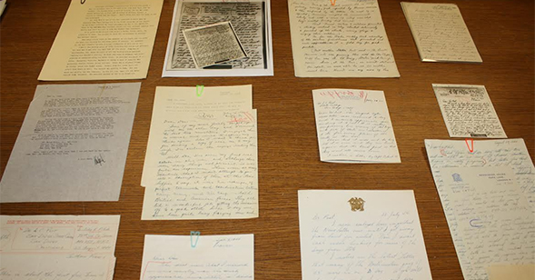 The collection contains almost 5,000 letters from the World War II era.