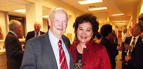 Ambassador Charles W. Hostler and his wife, Chinyeh Rose.