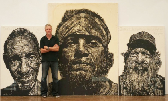 Michael 67,(left) was selected for the National Portrait Gallery's 2013 Outwin Boochever Competition. Photo courtesy of SD City Beat