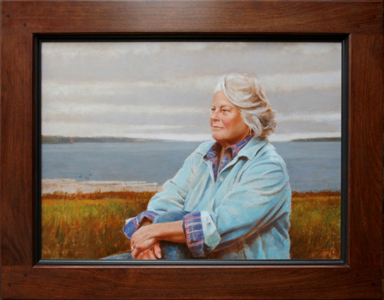 Portrait of Susan Weber painted by David Graeme Baker .