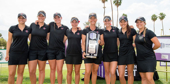The SDSU womens golf team.