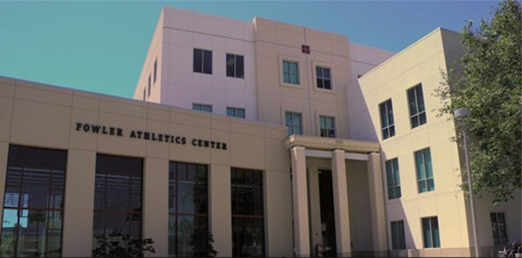 The Aztec Hall of Fame is located in the Fowler Athletics Center.