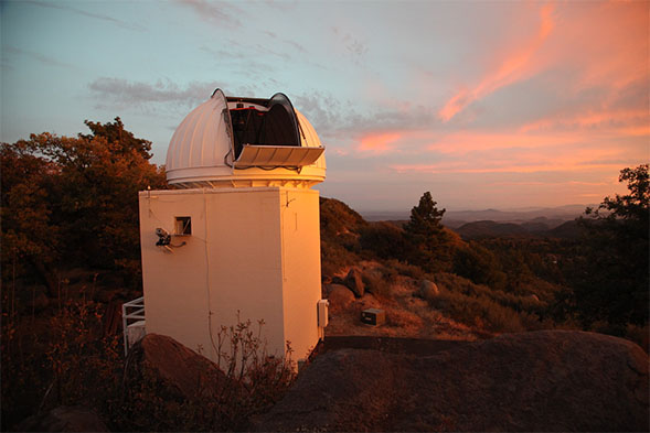 SDSU's Mount Laguna Observatory was represented by Strive.