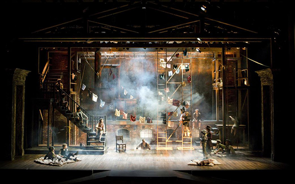 Charles Murdock Lucas designed the scenes for Cabrillo Stage's Oliver! in 2014.