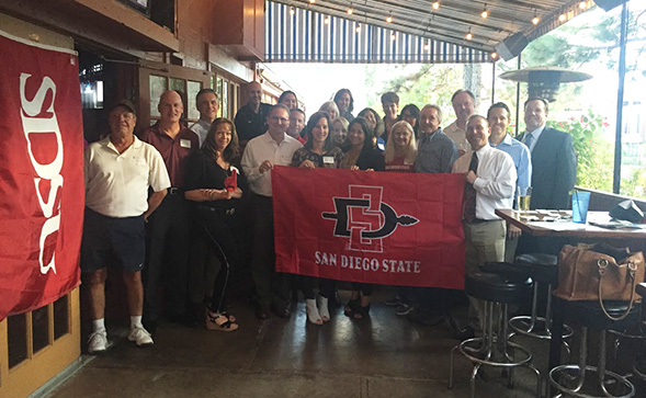 Last month, 25 SDSU alumni and friends living in Colorado gathered together for a mixer.