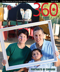 Fall 2016 Cover of 360: The Magazine of San Diego State University