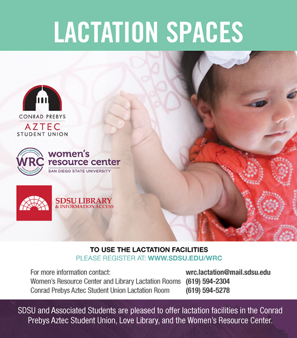 In order to access the lactation spaces, students are encouraged to fill out the online registration form.