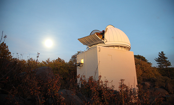 The Mount Laguna Observatory. (Photo: Jeneene Chatowsky)