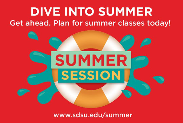 SDSU is offering hundreds of on-campus courses and more than 130 online courses in three short summer sessions.