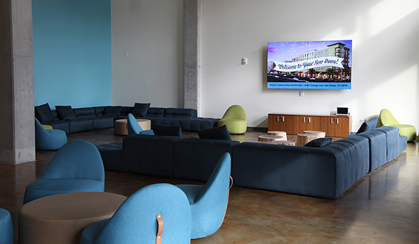 SDSU's newest residence halls in South Campus Plaza are set to open this week.