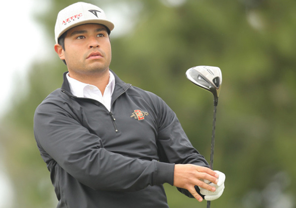 J.J. Spaun is one of three former Aztecs who competed at the Farmers Insurance Open. (Credit: GoAztecs)