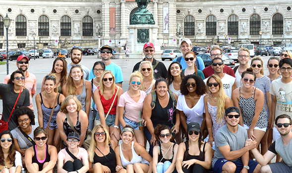 SDSU is ranked as a top 10 university for students studying abroad. (Credit: PSFA)
