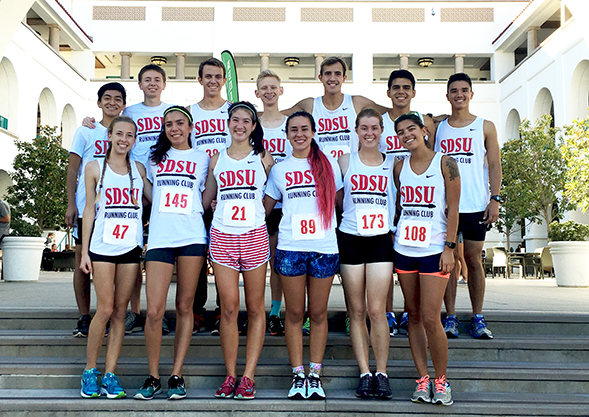 The SDSU Running Club meets for runs at 4 p.m. every weekday at the ENS 700 field. (Credit: SDSU Running Club)