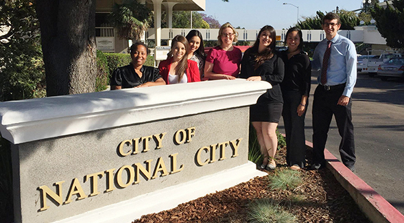 In the past, SDSU students worked on real-world projects in National City. (Credit: SDSU Sage Project)
