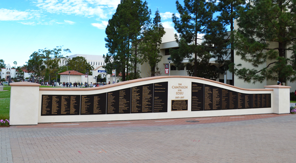 The Campaign for SDSU Donor Wall
