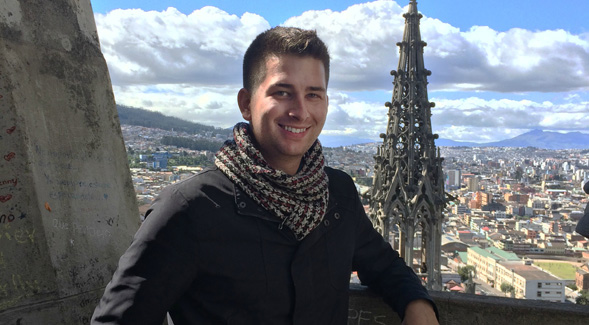 SDSU student Theodore Bruni, a summer 2016 Gilman scholar, studied abroad in Quito, Ecuador.
