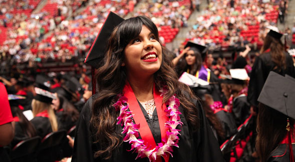 SDSU will host seven separate ceremonies May 17-19 at Viejas Arena and one ceremony on May 16 at SDSU Imperial Valley.