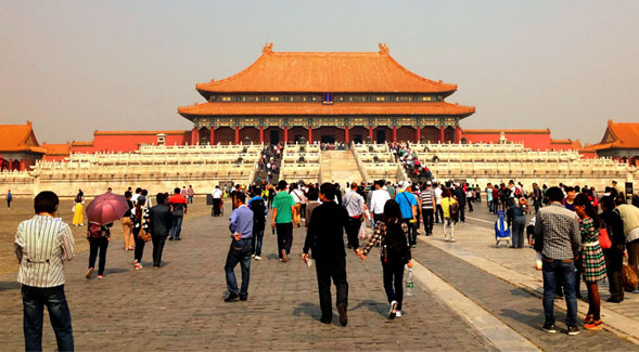 The Hall of Supreme Harmony within the Forbidden City in Beijing, China.