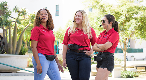 SDSU Ambassadors play a crucial role in Virtual New Student Orientation, conducting one-on-one, virtual appointments with each incoming student.