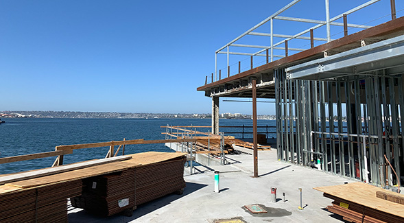 The RES participated in a case study at Portside Pier in downtown San Diego, which recently opened in July 2020.
