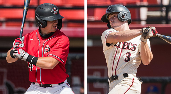 Mike Jarvis and Wyatt Hendrie were two of the five Aztecs selected in the 2021 MLB Draft.