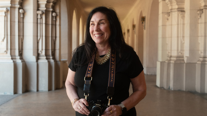 Marva Cappello photographed at SDSU