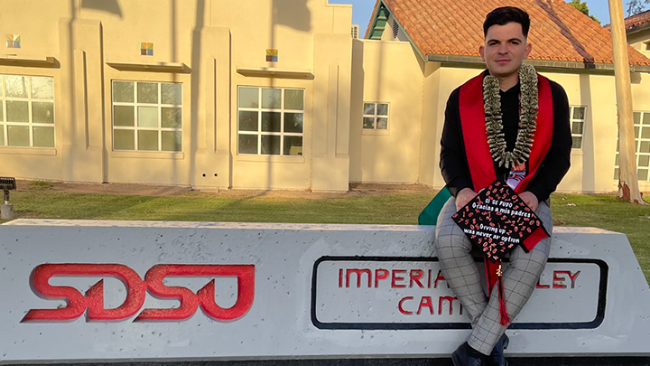 Arturo Bojorquez aims to pursue a master’s of education at SDSU after completing the teaching credential program. (Courtesy of Arturo Bojorquez)