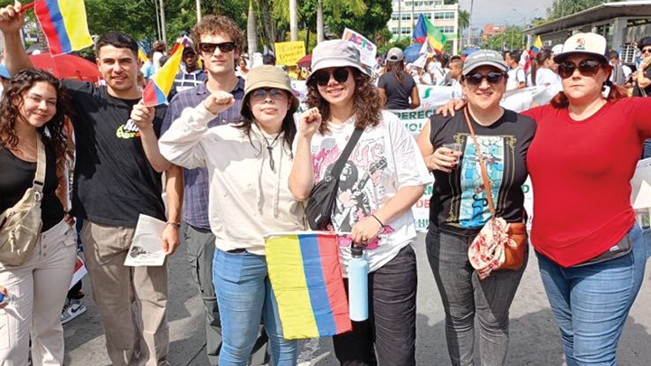 Students met with victims, government officials and former guerilla fighters involved in Colombia’s decades-long civil war, which ended in 2016.