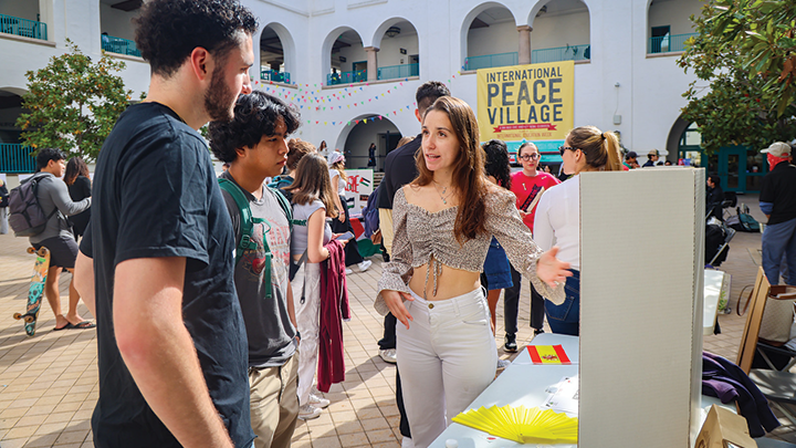 The International Peace Village on Nov. 21 has been a cornerstone for celebrating SDSU international students for 67 years.