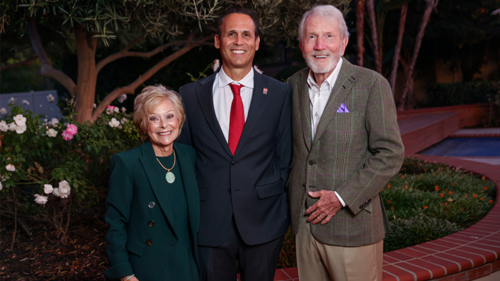 Karen and Kit Sickels with Seth Mallios