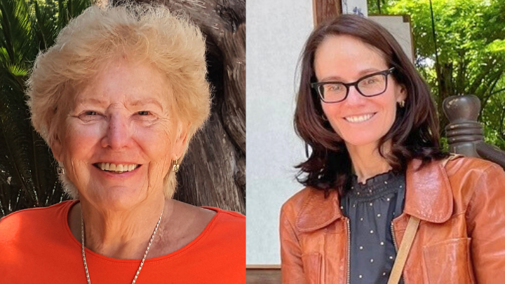 N.Katherine Hayles (left) will join Rita Raley in a discussion about AI, technology, and humanity.