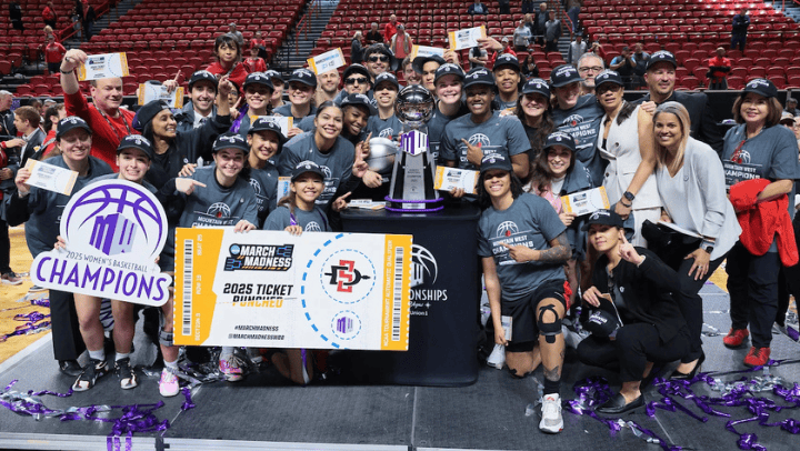 SDSU won its first MW Tournament title since 2012 and third overall (also 2010). (Credit: NCAA Photos)